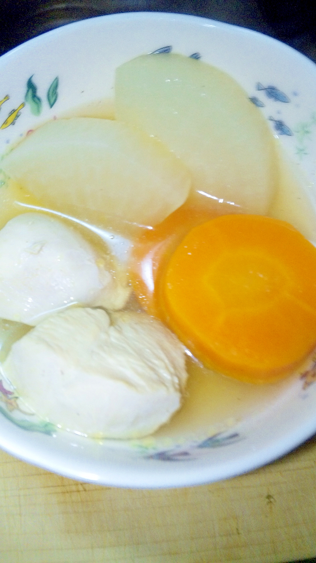 根菜と鶏肉の煮物