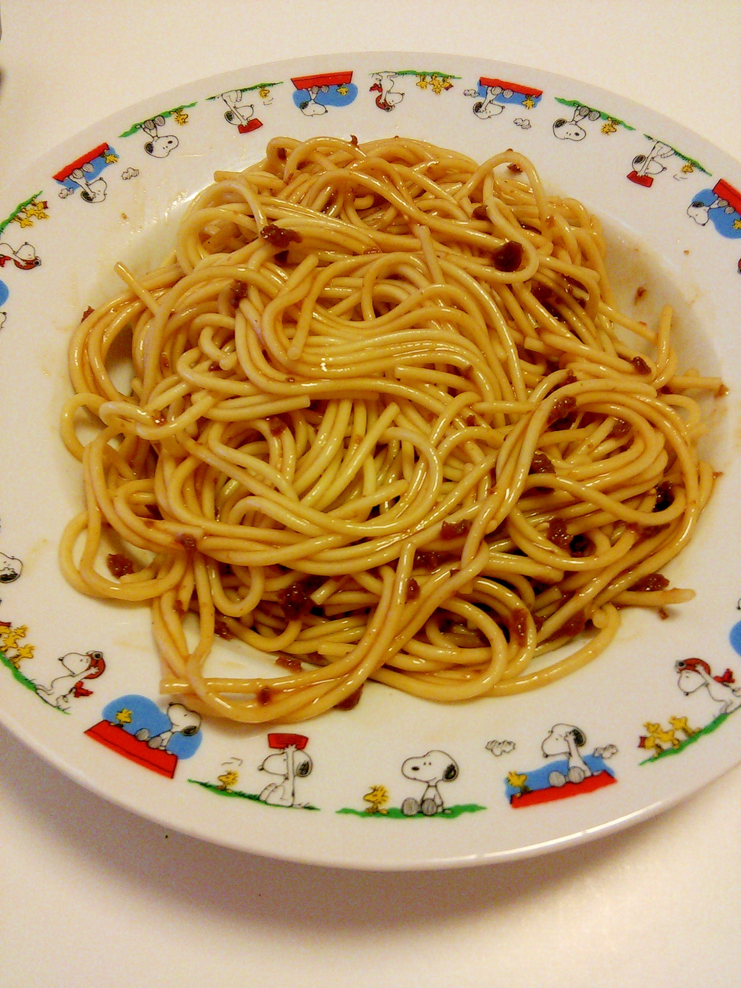 カンタンずぼら飯★メンマと豚そぼろのジャージャー麺