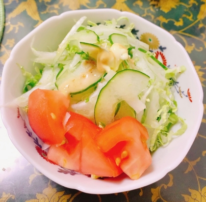 夢シニアさん♡手作りマヨドレ野菜が沢山食べられました！とても美味しかったですෆˎˊ˗いつも素敵なレシピをありがとうございます♡(  _ _)♡