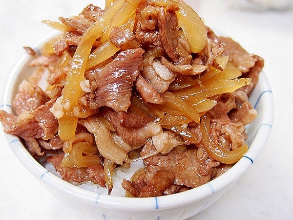 ダシダで牛丼 レシピ 作り方 By よっちごはん 楽天レシピ