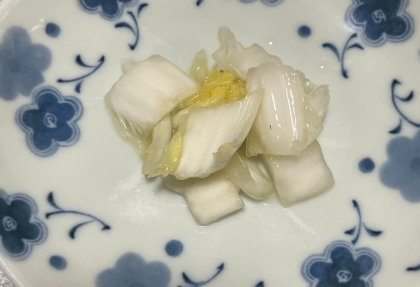 白菜の塩昆布柚子漬け