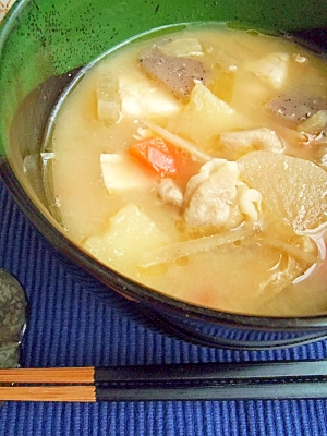 野菜がたっぷり摂れる 具沢山の豚汁 レシピ 作り方 By Mikeneko2 楽天レシピ 野菜がたっぷり摂れる 具沢山の豚汁 レシピ 作り方 By Mikeneko2 楽天レシピ