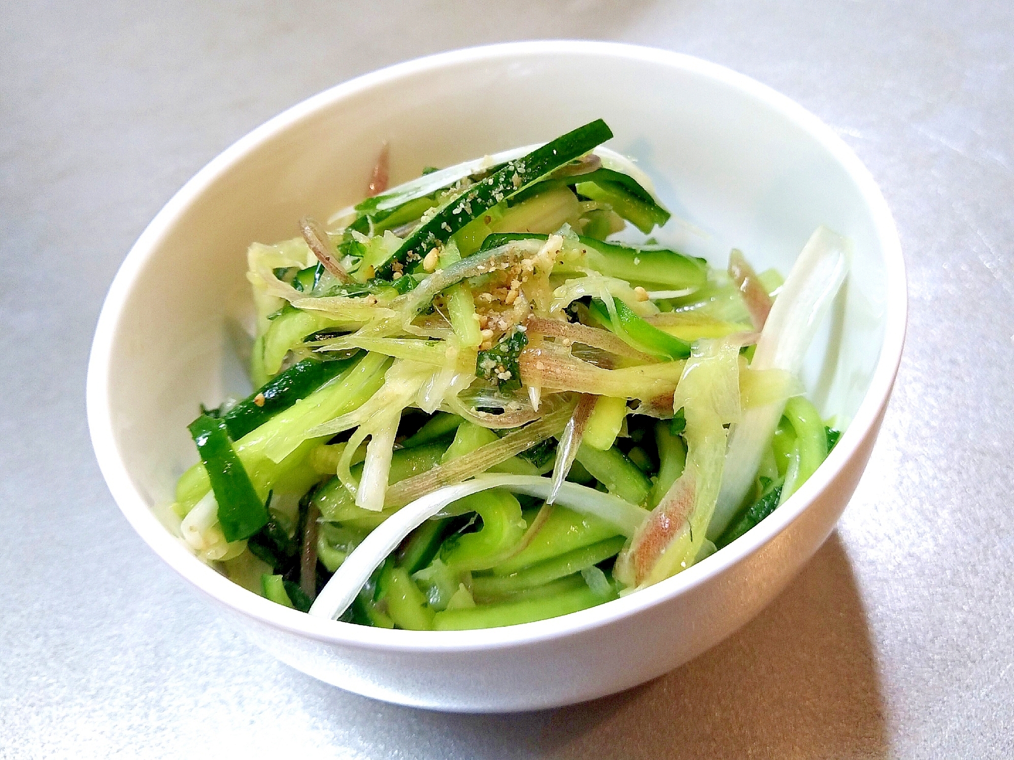 簡単,常備菜／香味野菜のピリ辛さっぱりナムル