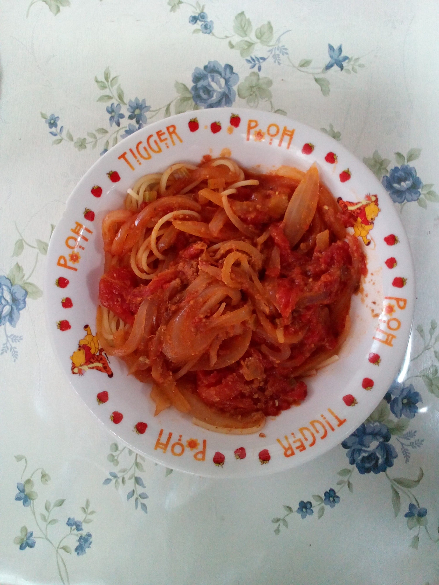 アンチョビのトマトソーススパゲティー