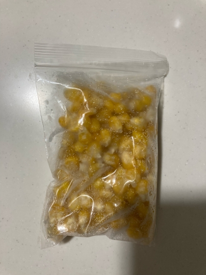 初めて冷凍しました。