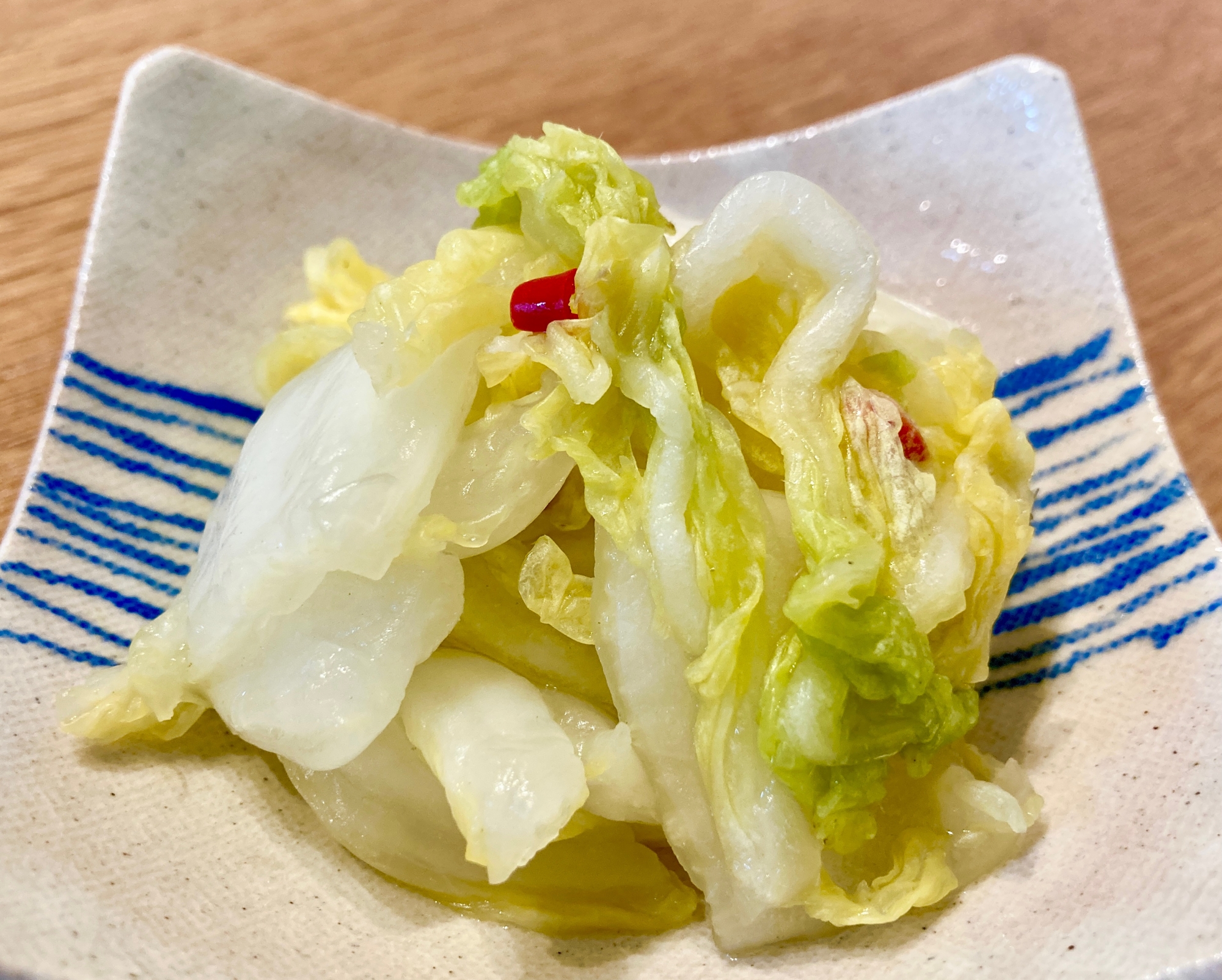 シンプル！粉末昆布だし白菜の漬け物