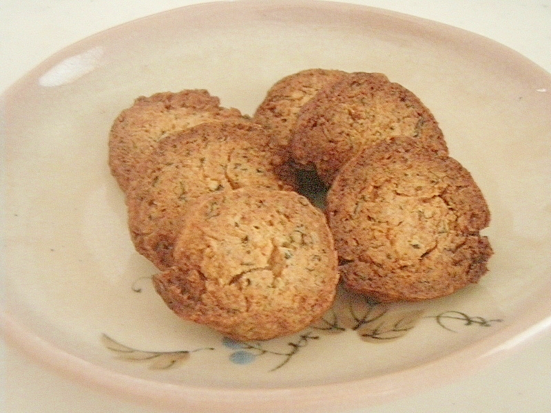 茶殻入りのクッキー