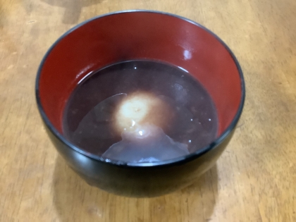 おしるこ缶でぜんざい