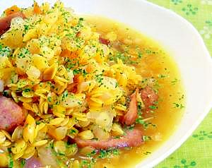 レンズ豆のスペイン田舎風煮込み レシピ 作り方 By ノスタルじじい 楽天レシピ