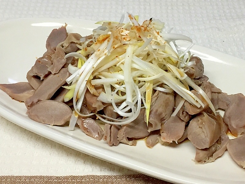 おつまみで美しく 美容貧血に茹で砂肝 レシピ 作り方 By まかろん 楽天レシピ