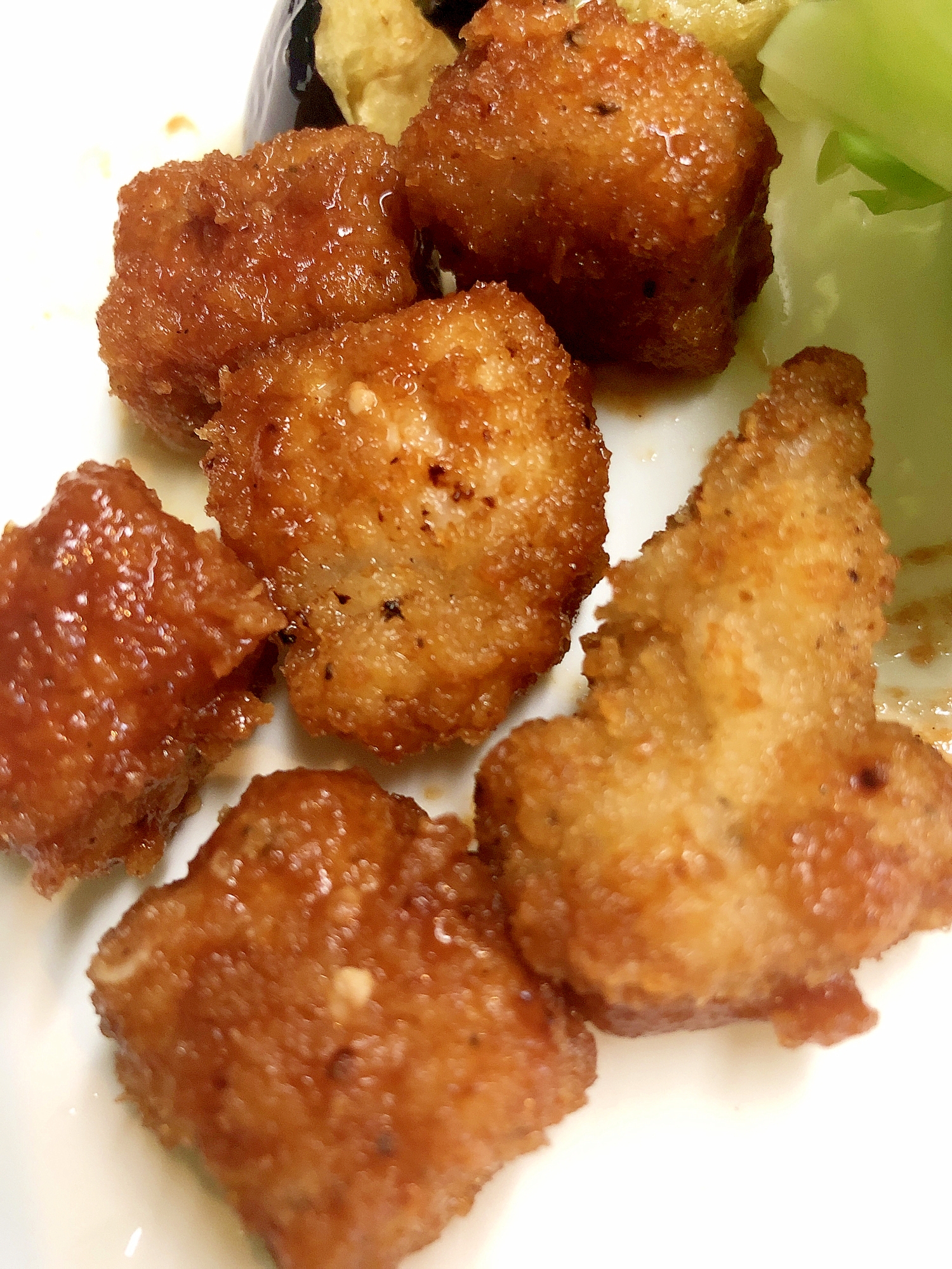 卵を使わない！サイコロトンカツ