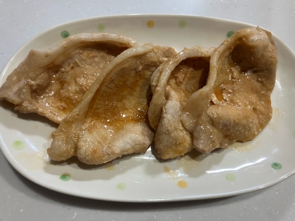 レンジで簡単☆豚薄切り肉のスタミナレンチン