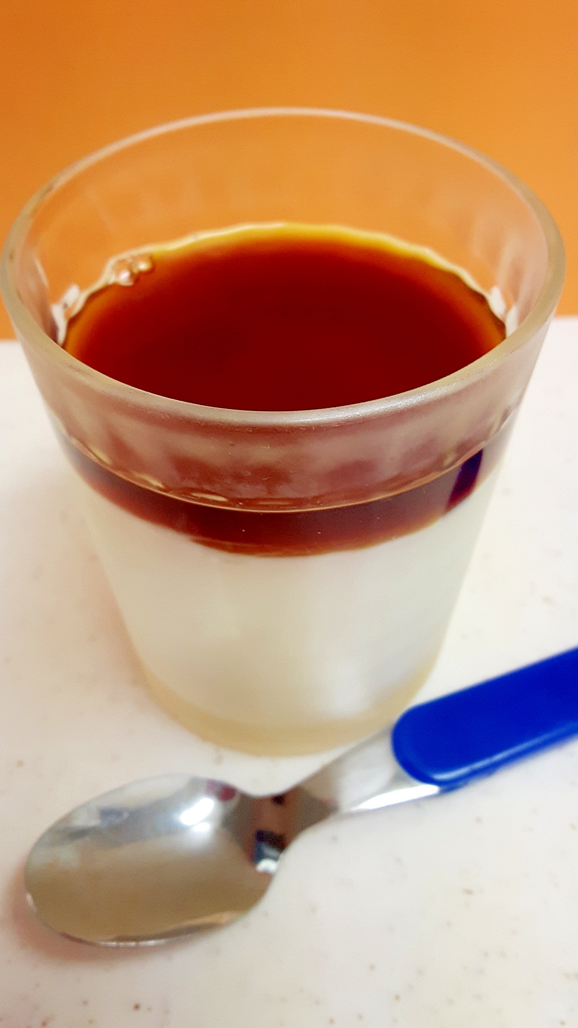 片栗粉で！牛乳プリンwithコーヒーシロップ♪