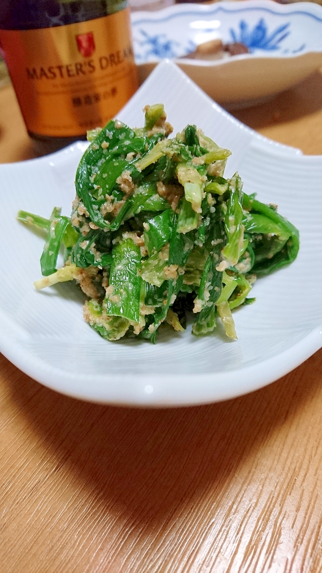 健康食！ニラのマヨ醤油和え