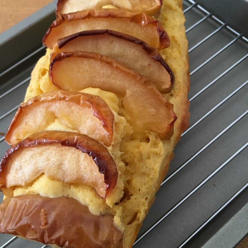 スイートポテト風☆さつまいもとりんごのケーキ