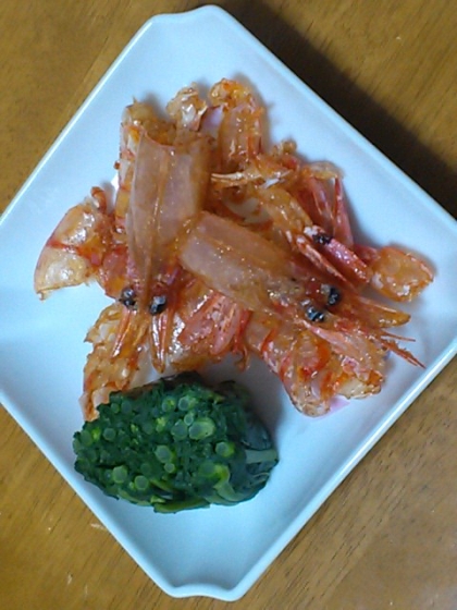 ‘つまみ’も‘おかわり’！エビの唐揚げ