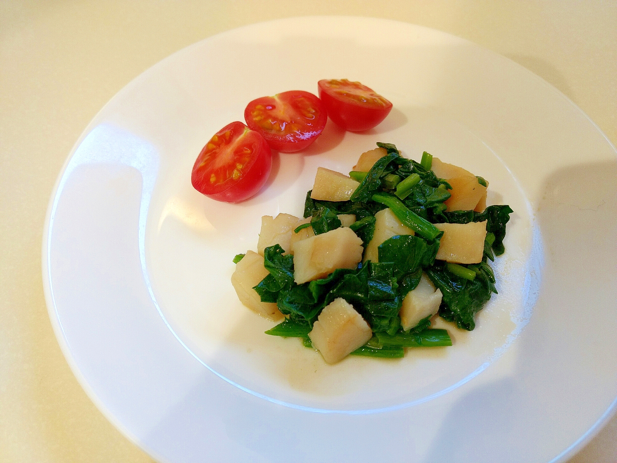 【離乳食】ホタテ入り♪ほうれん草バター