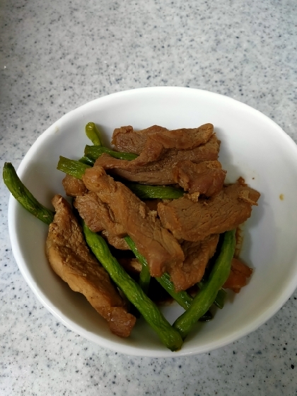 甘めのお味が最高でした！
いんげん苦手な息子もパクパク食べてました。
ありがとうございます。