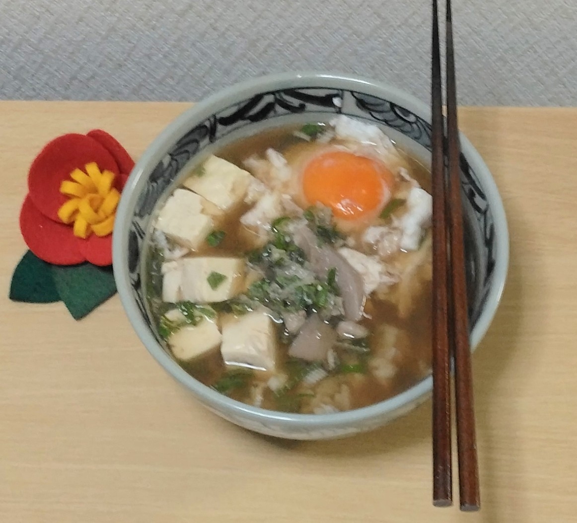 残った煮物の汁でぶっかけ飯！簡単✨節約✨