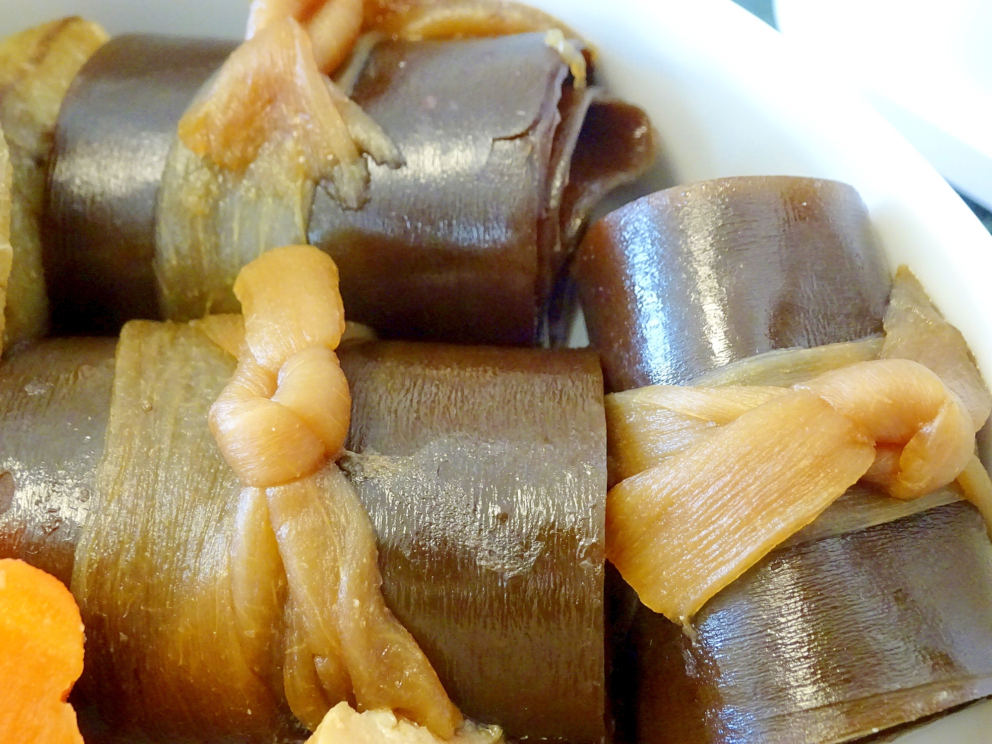■圧力鍋でごぼうとささみの昆布巻き おせち料理(12)