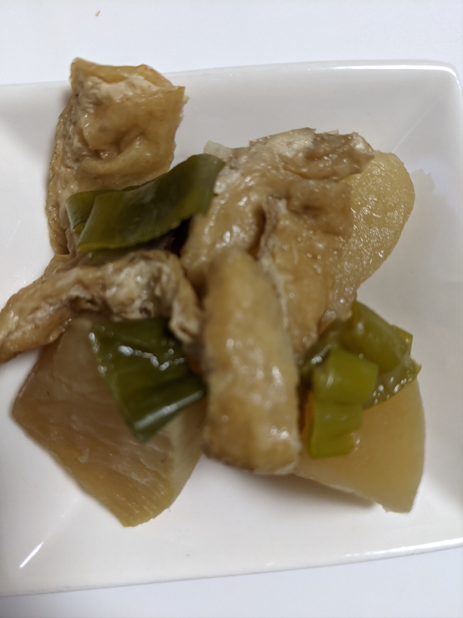 大根と油揚げの煮物