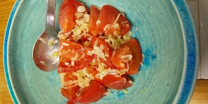 トマトの内臓！？気を付けました(*≧∀≦*)美味しくできました～また作ります☆ごちそうさまでした！