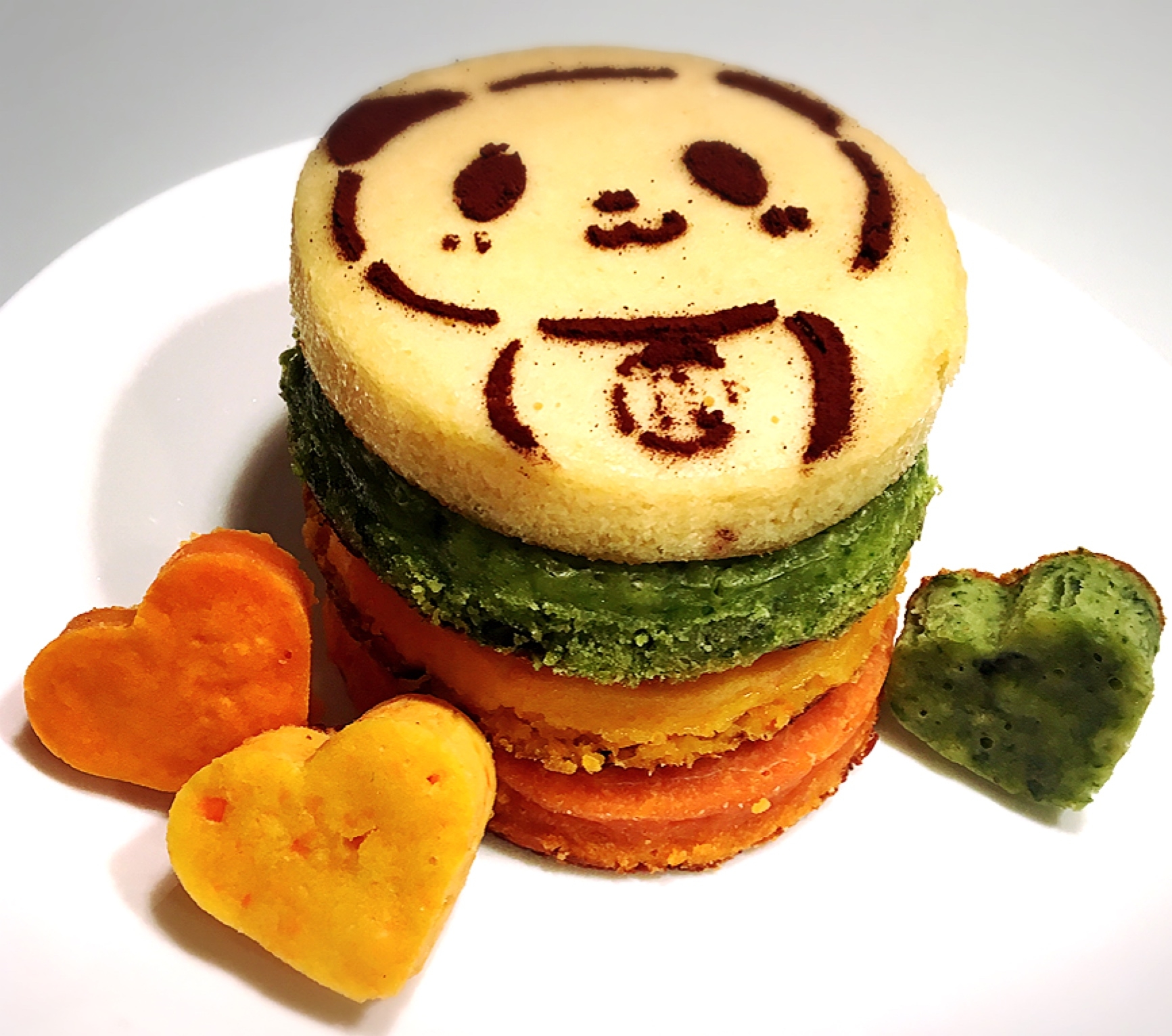 苦手野菜もたべれる大好きお買いものパンダパンケーキ