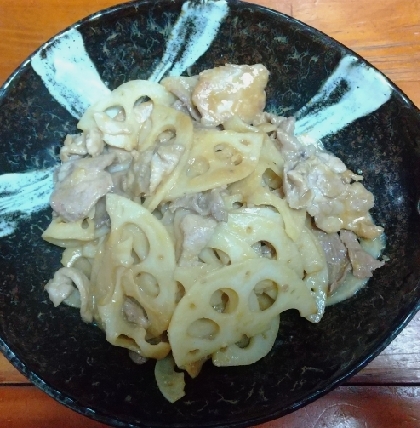 ご飯が進む☆豚肉とれんこんのピリ辛味噌炒め