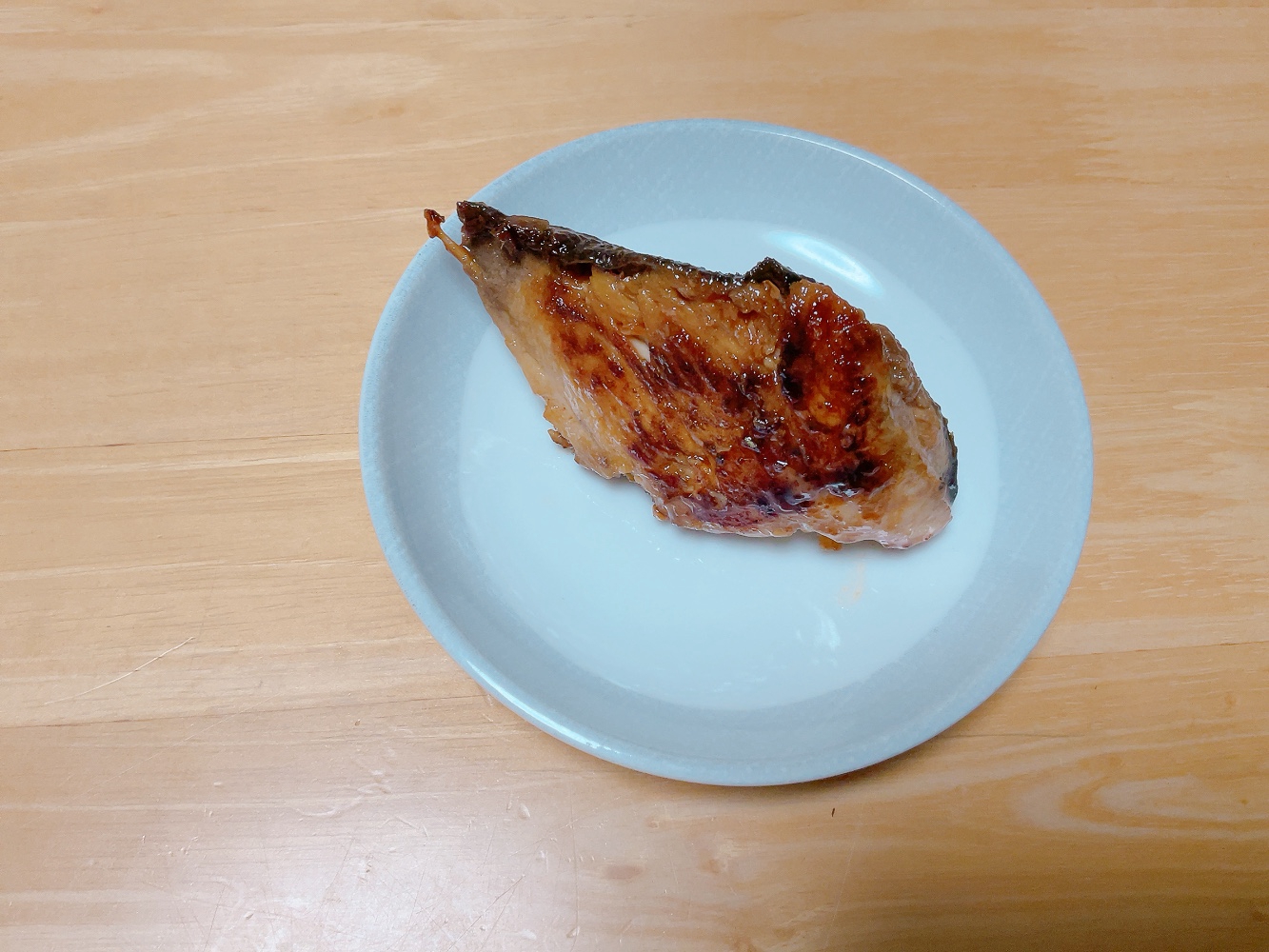 余ったガムシロップを使ったぶりの照り焼き