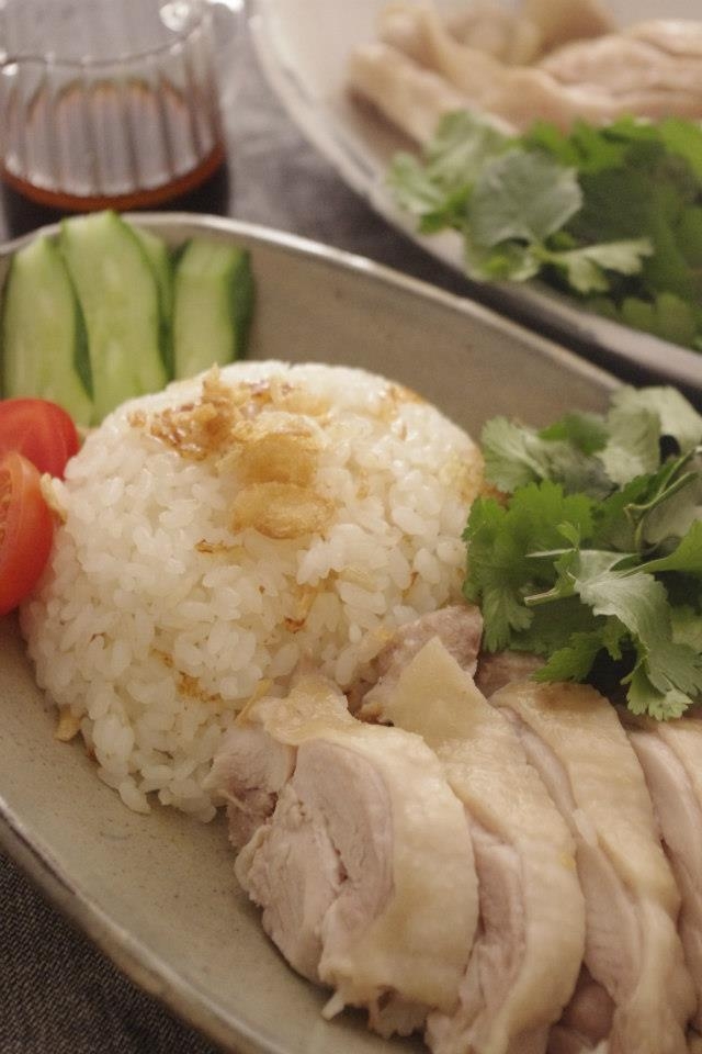 海南鶏飯♪(シンガポールチキンライス)