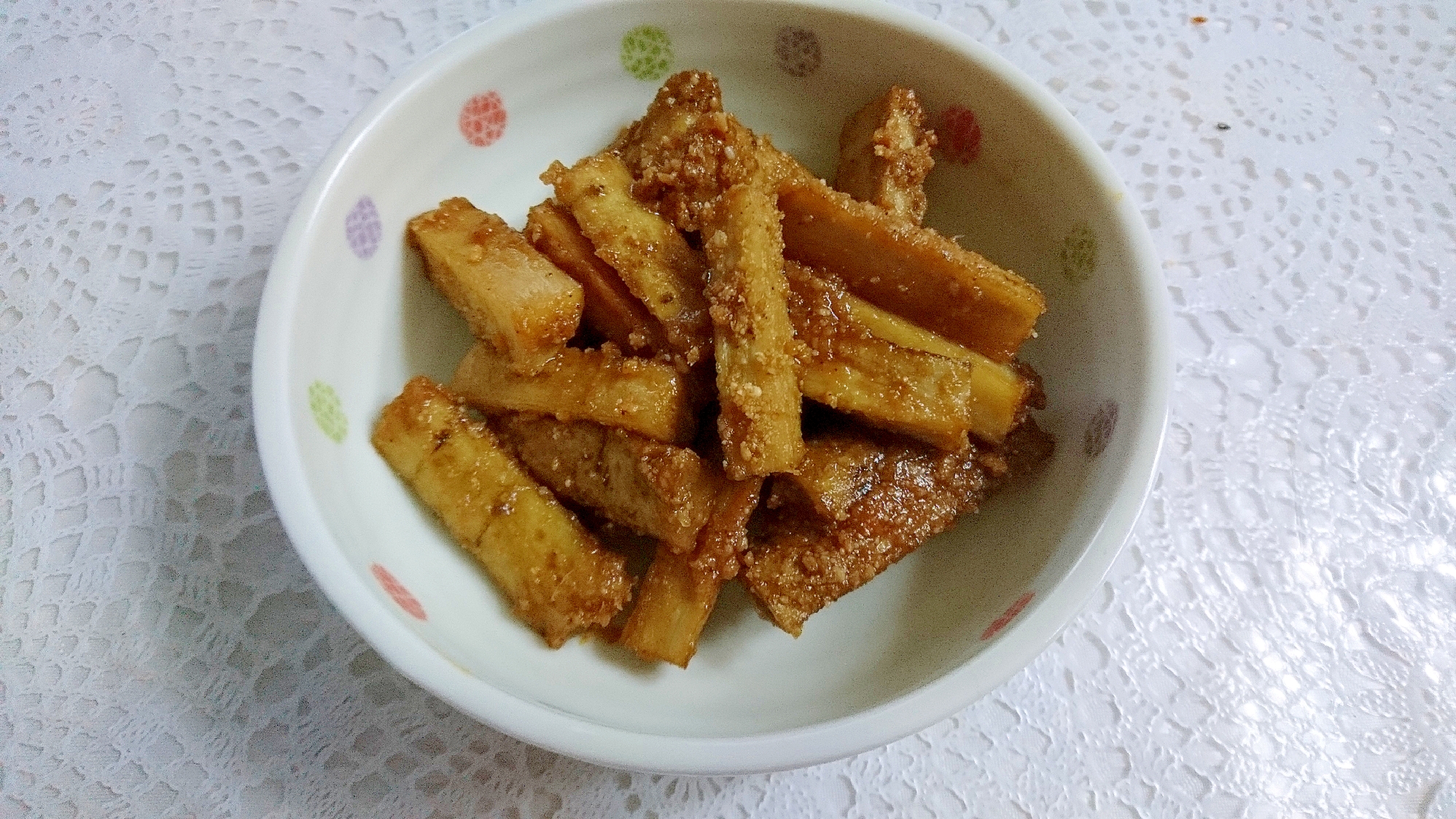 すりごまゴボウ炒め レシピ 作り方 By Hirohyt102 楽天レシピ