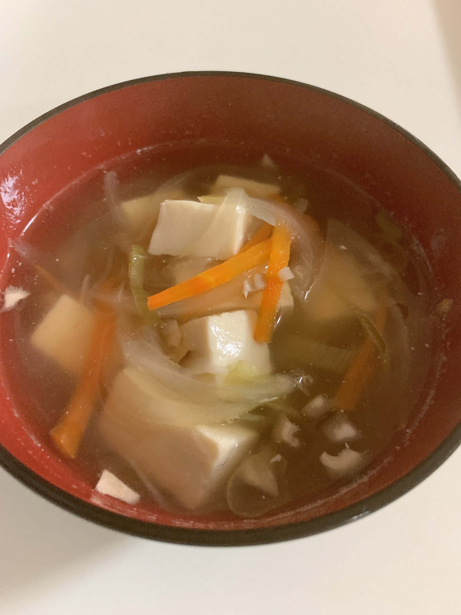 豆腐の中華スープ