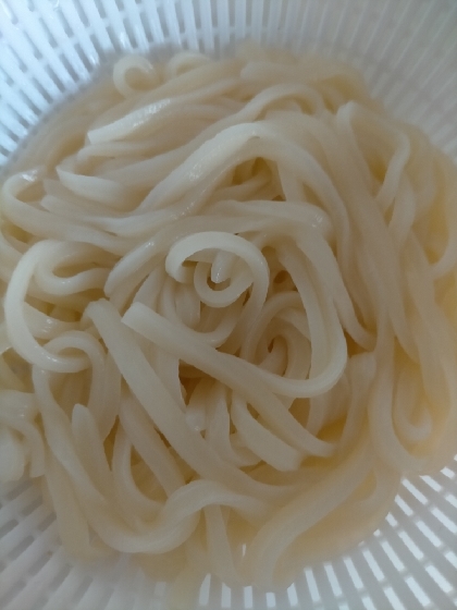ざるうどんの冷し方