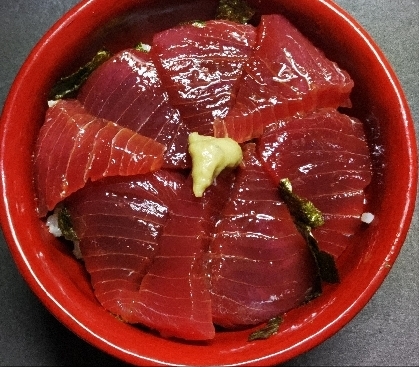かんたんマグロの漬け丼