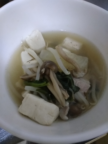 塩ちゃんこ鍋のスープ