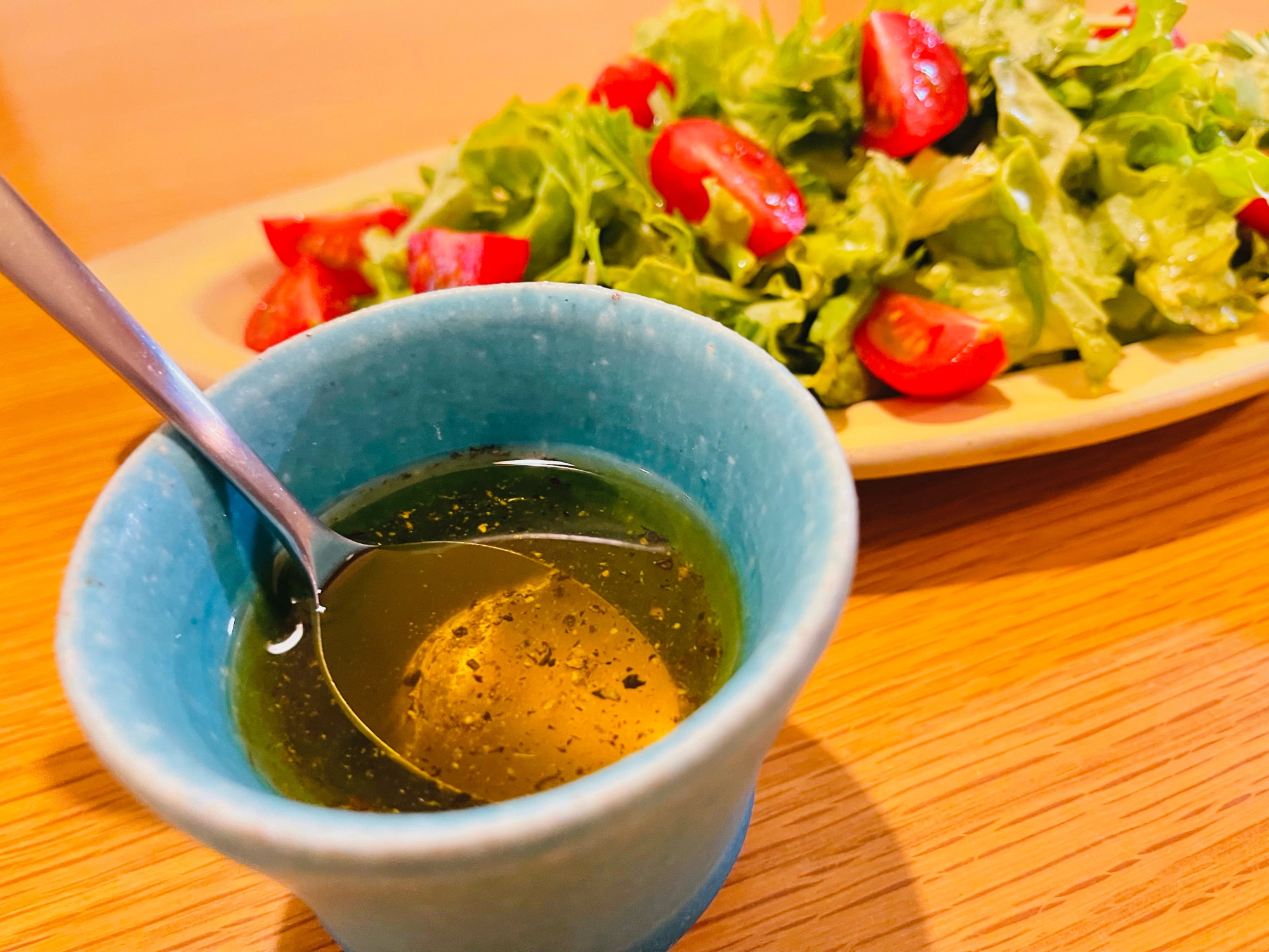 万能！リンゴ酢とオリーブオイルのドレッシング