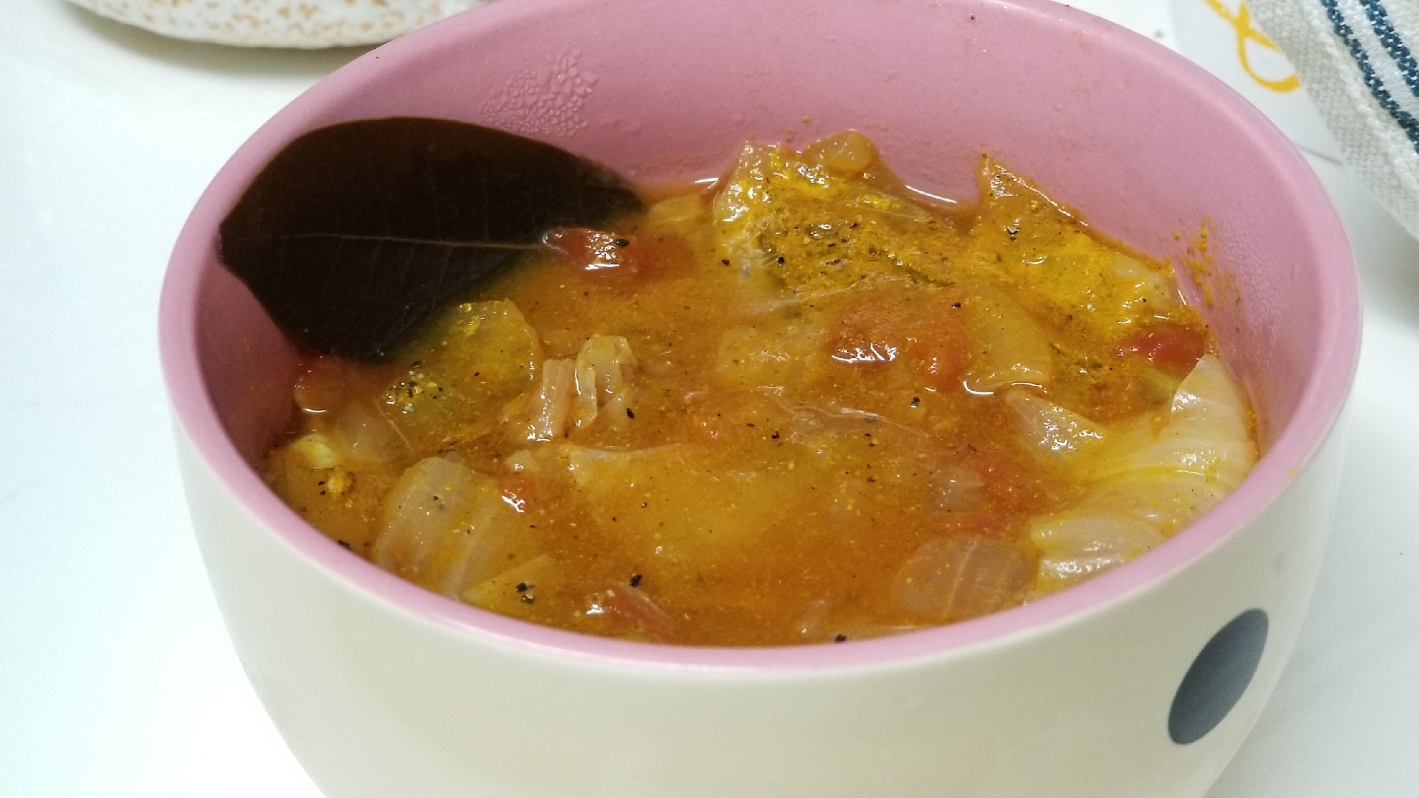 キャベツのトマトカレースープ