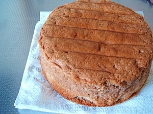 5号サイズのケーキ ココアケーキ レシピ 作り方 By Yantasan 楽天レシピ