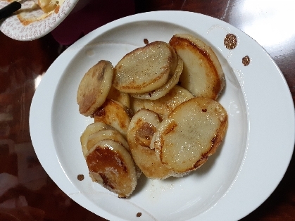 じゃがバターの醤油炒め