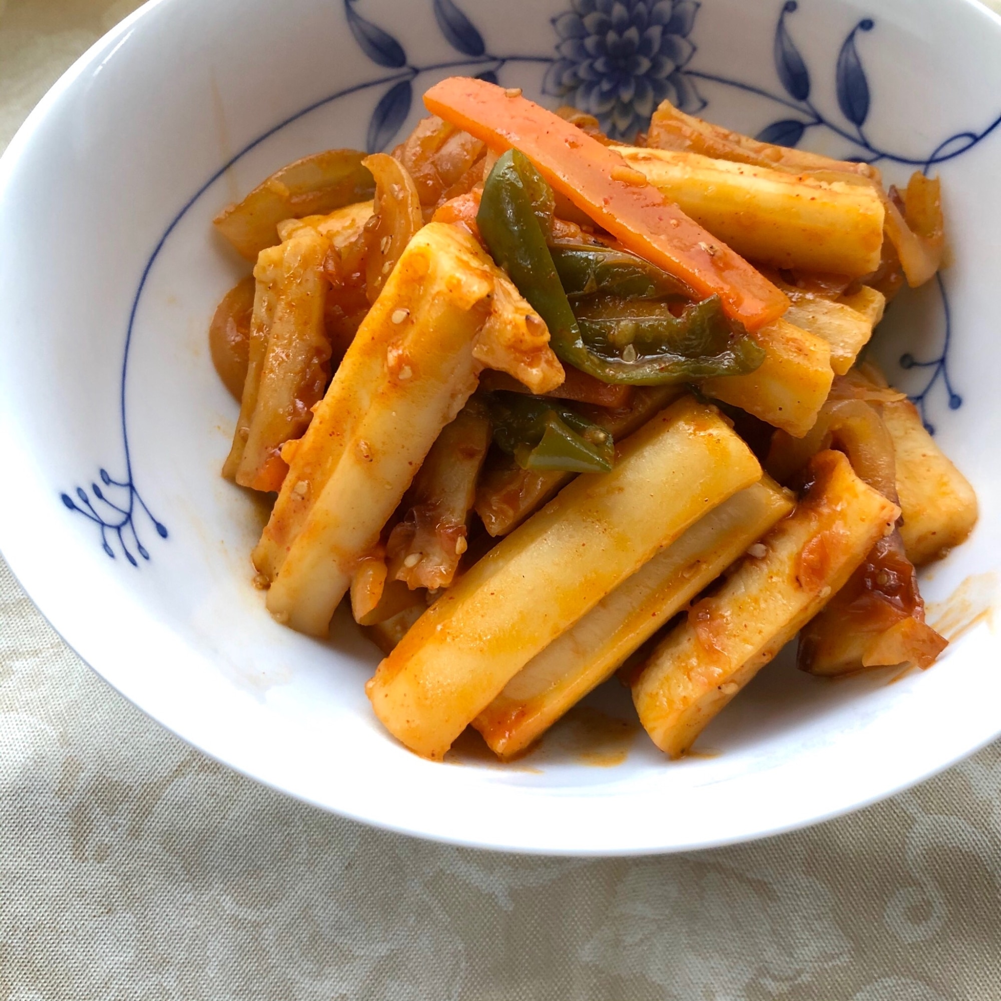 ちくわ&ちくわぶ♪身近な食材で甘辛トッポッキ風 レシピ・作り方 by