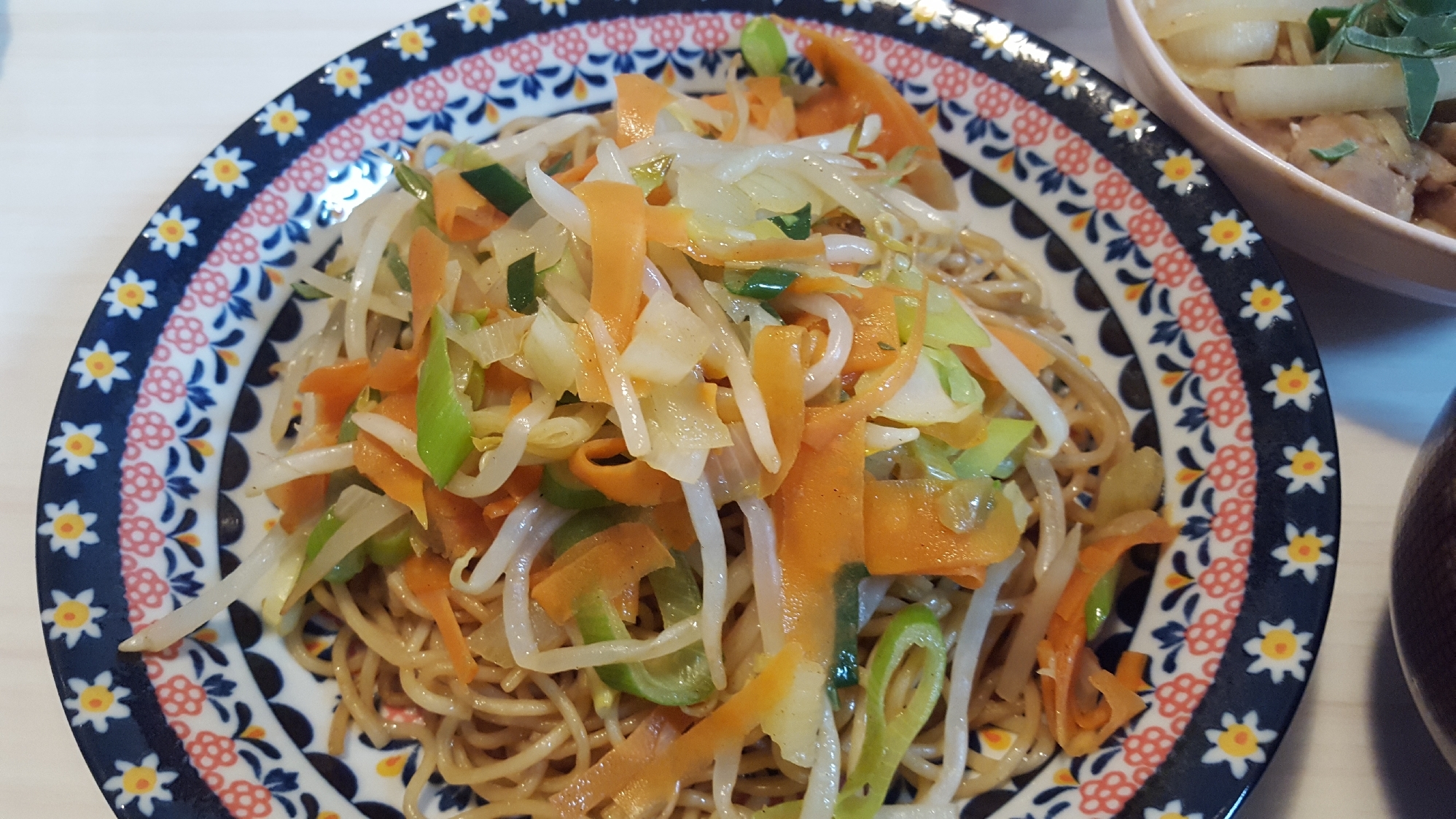 野菜たっぷり！油しょうゆ焼きそば