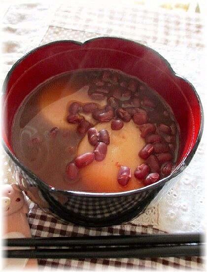 小豆の缶詰でお手軽ぜんざい（お汁粉）♪