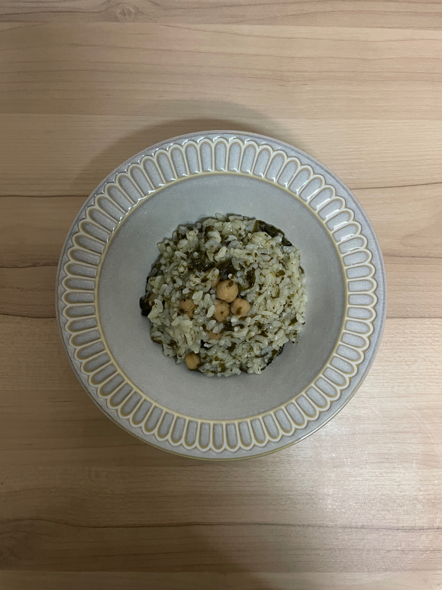 ひよこ豆と根昆布水の伊勢茶漬塩ご飯