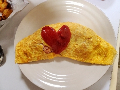 休日お昼に食べたい⭐シンプル家オムライス♪