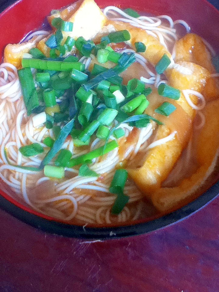 きつねカレー柔麺【大豆イソフラボンde更年期対策】