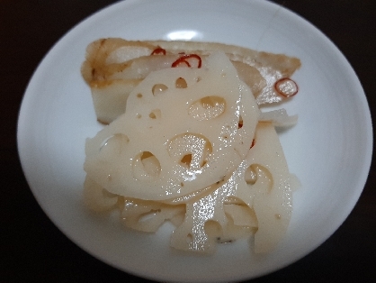 レンジで簡単！柚子の香りの酢蓮根