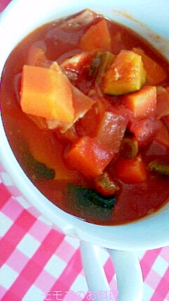 5種類野菜のトマトスープ