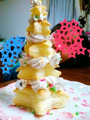 冷凍パイ生地で作る簡単クリスマスツリー レシピ 作り方 By Kazueno O 楽天レシピ