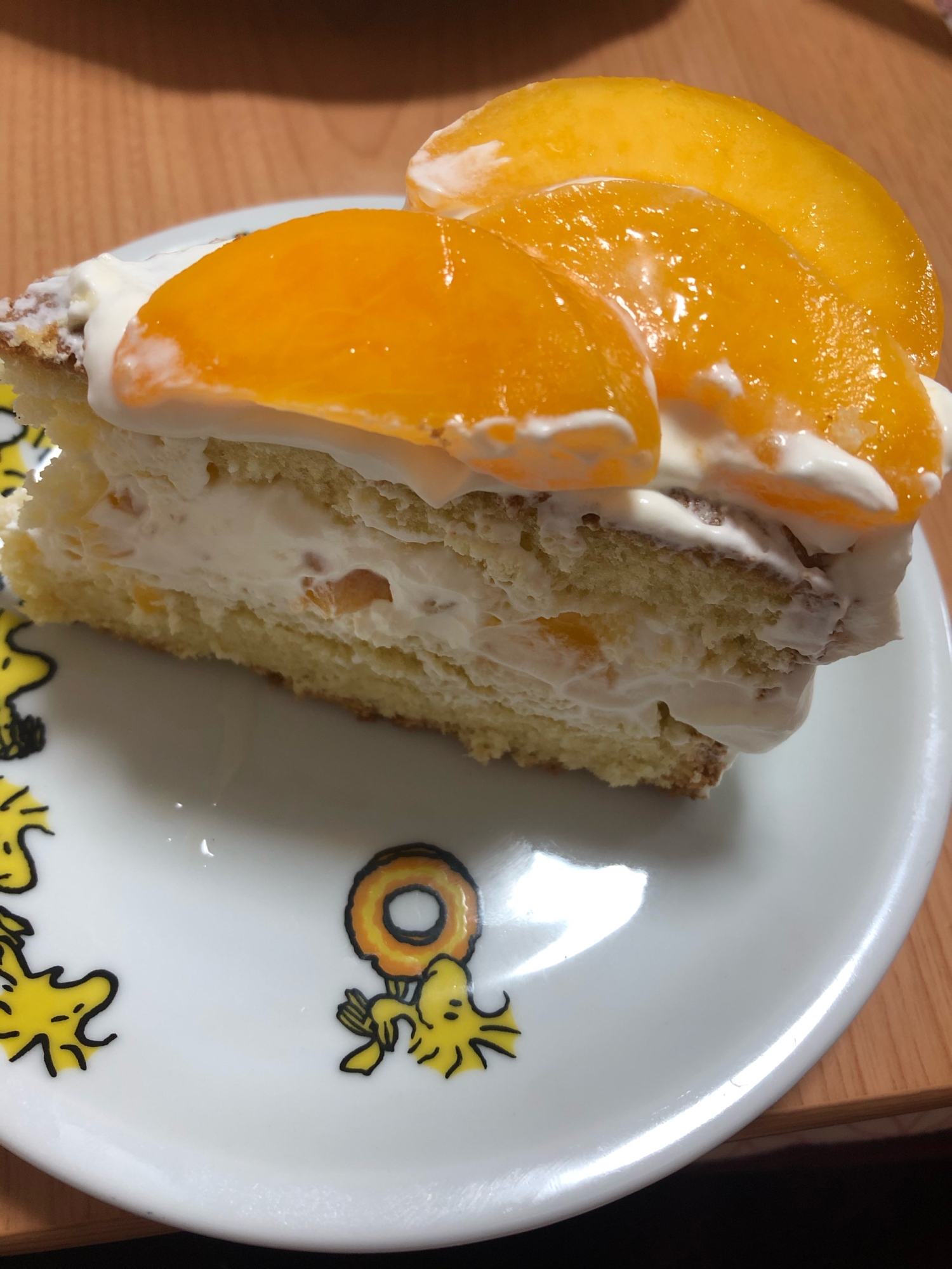 紅茶生地のケーキ