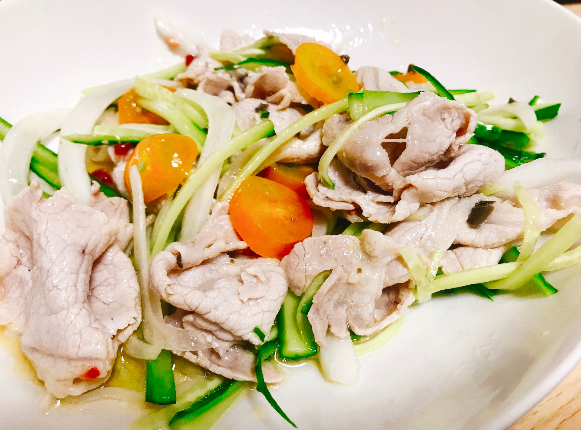 冷しゃぶのピエトロドレッシング和え レシピ 作り方 By Yoshimin Cooking 管理栄養士 楽天レシピ